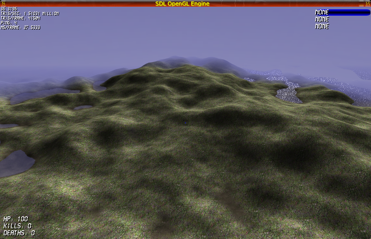 Example of less tiled terrain