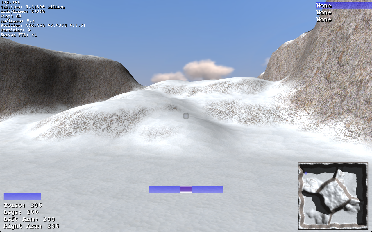 Snow map